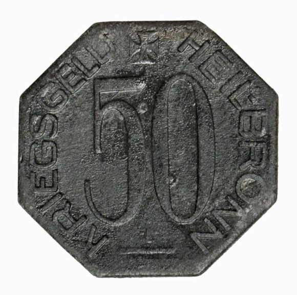 50 fenigów 1918 Heilbronn Witembergia (1)