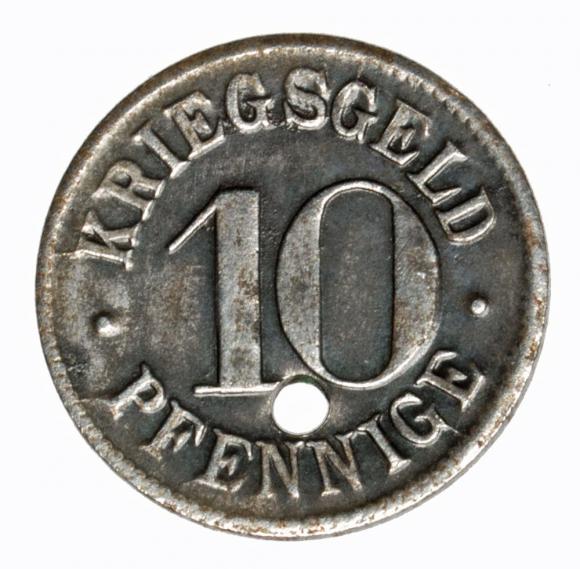 10 fenigów Heidelberg Badenia (1)
