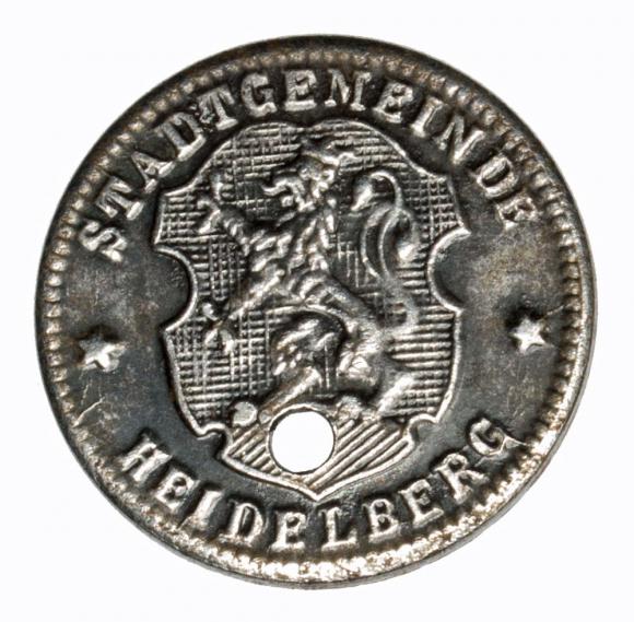 10 fenigów Heidelberg Badenia (2)