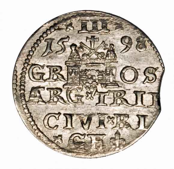 Trojak 1598 Zygmunt III Waza Ryga (2)