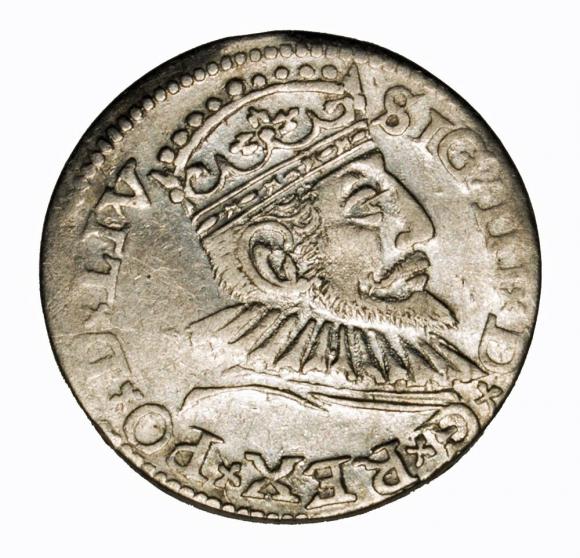 Trojak 1593 Zygmunt III Waza Ryga (1)
