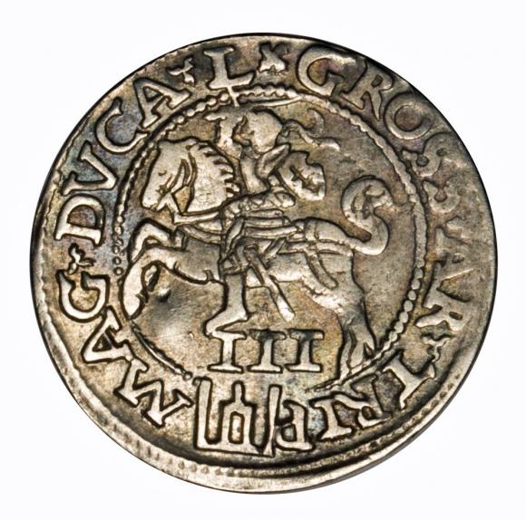Trojak 1562 Zygmunt II August Wilno (1)