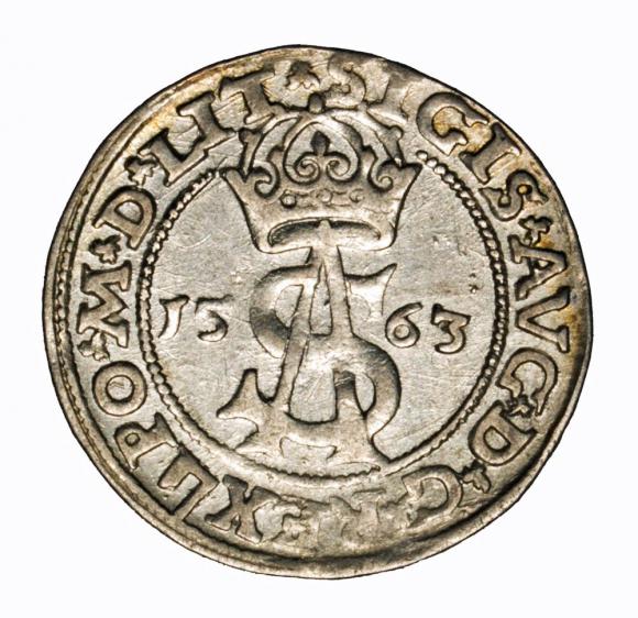 Trojak 1563 Zygmunt II August Wilno (2)