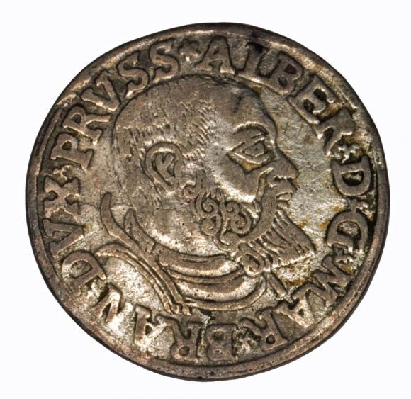 Trojak 1540 Albrecht Hohenzollern Księstwo Pruskie Królewiec (1)