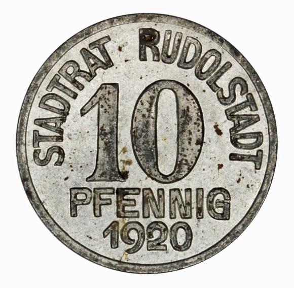 10 fenigów 1920 Schwarzburg Rudolstadt  (1)