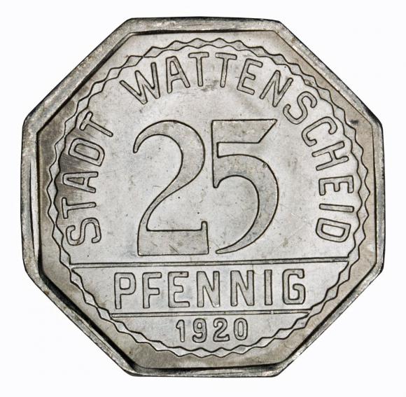 25 fenigów 1920 Wattenscheid Westfalia (1)