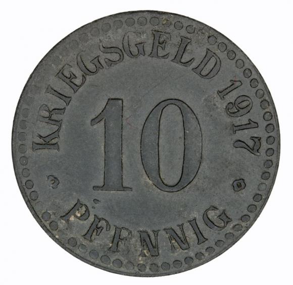 10 fenigów 1917 Cassel Hesja (1)