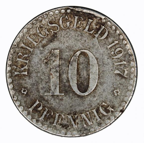 10 fenigów 1917 Cassel Hesja (1)