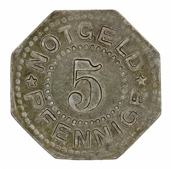 5 fenigów 1919 Heiligenhafen Worbis Saksonia (1)