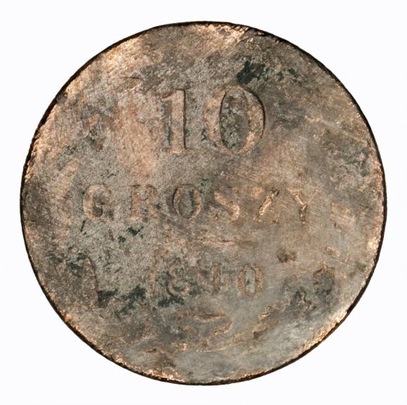10 groszy 1840 Mikołaj I Romanow byłe Królestwo Polskie Warszawa (1)