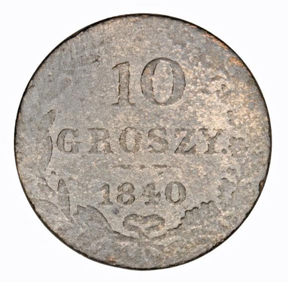 10 groszy 1840 Mikołaj I Romanow byłe Królestwo Polskie Warszawa (1)