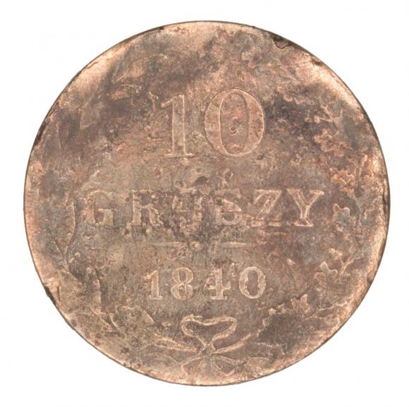 10 groszy 1840 Mikołaj I Romanow byłe Królestwo Polskie Warszawa (1)