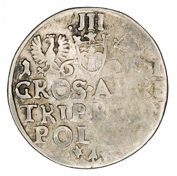 Trojak 1621 Zygmunt III Waza Kraków (2)