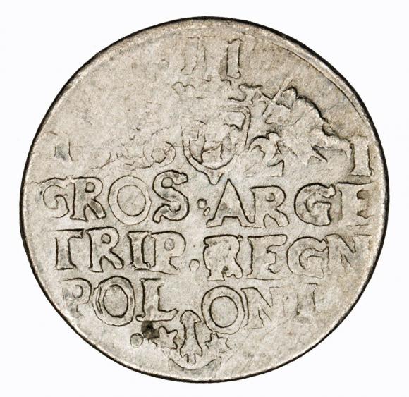 Trojak 1621 Zygmunt III Waza Kraków (2)