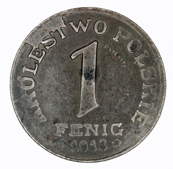 1 fenig 1918 Królestwo Polskie Stuttgart (1)