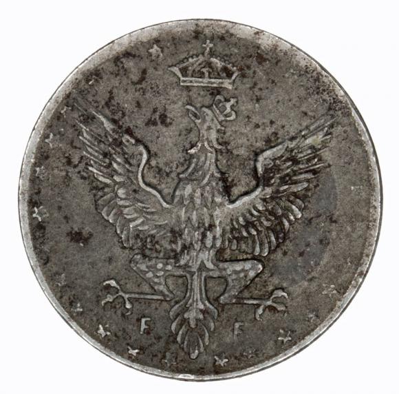 5 fenigów 1918 Królestwo Polskie Stuttgart (2)