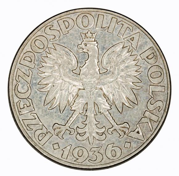 2 złote 1936 Żaglowiec II RP Warszawa (2)