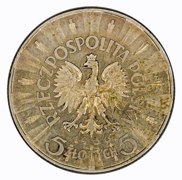5 złotych 1936 Józef Piłsudski II RP (2)
