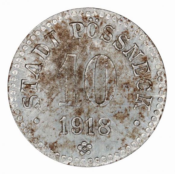 10 fenigów 1918 Possneck Saksonia (1)