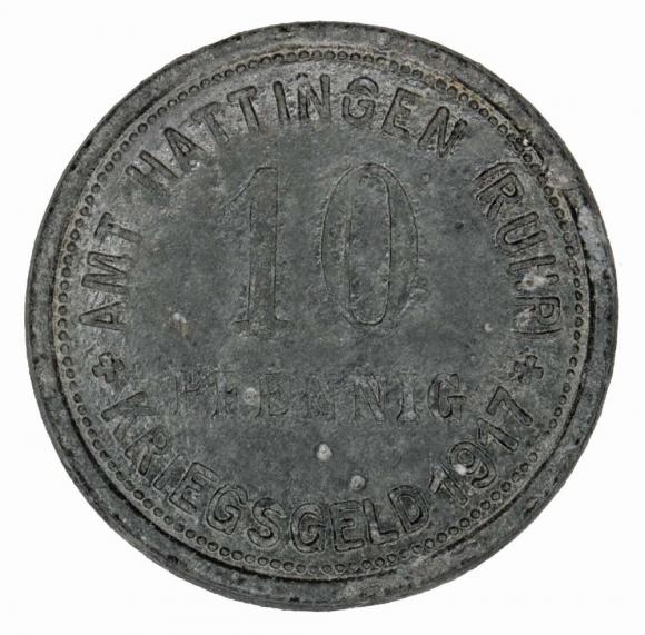 10 fenigów 1917 Hattingen Westfalia (1)