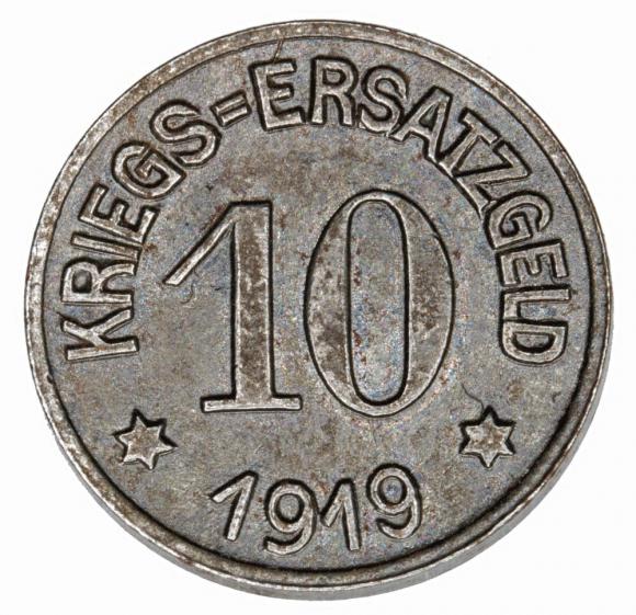 10 fenigów 1919 Crefeld Nadrenia (1)