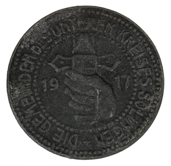 50 fenigów 1917 Solingen Nadrenia (2)