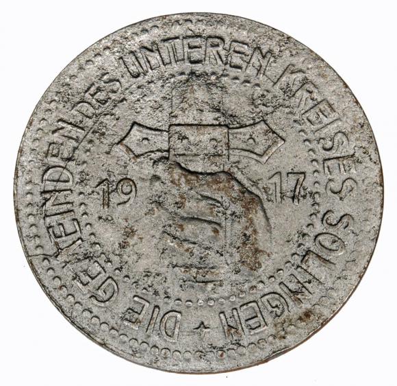 50 fenigów 1917 Solingen Nadrenia (2)