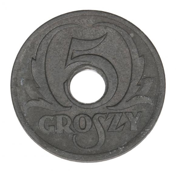5 groszy 1939 Generalna Gubernia Warszawa (1)