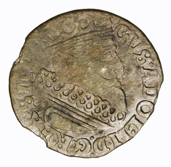 Trojak 1632 Gustaw II Adolf Elbląg (1)