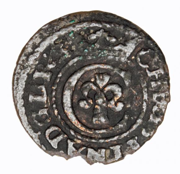 Szeląg 1640 Krystyna Waza Ryga (1)