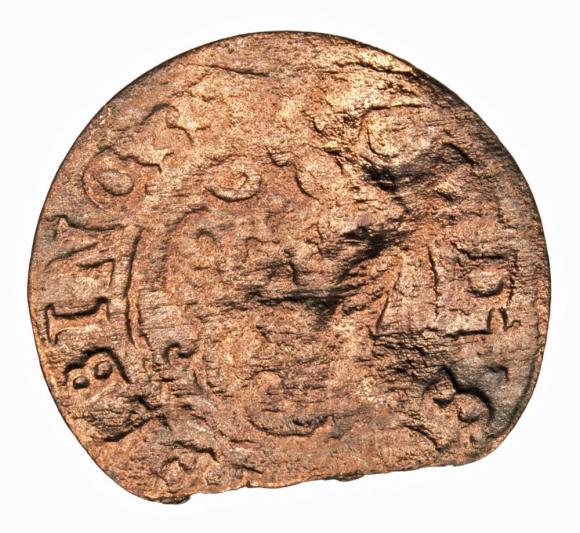Szeląg 1635 Krystyna Waza Elbląg (2)