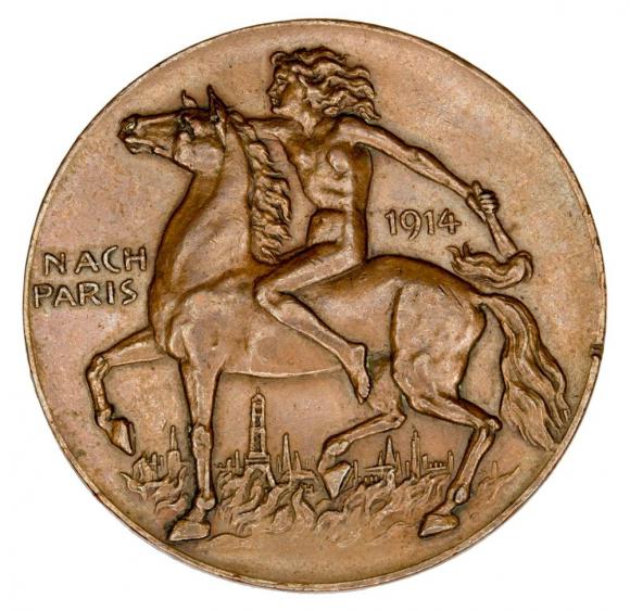 Medal propagandowy 1914 Wielka Brytania  (1)
