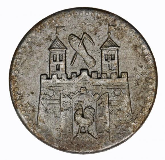 5 fenigów Suhl Turyngia (2)