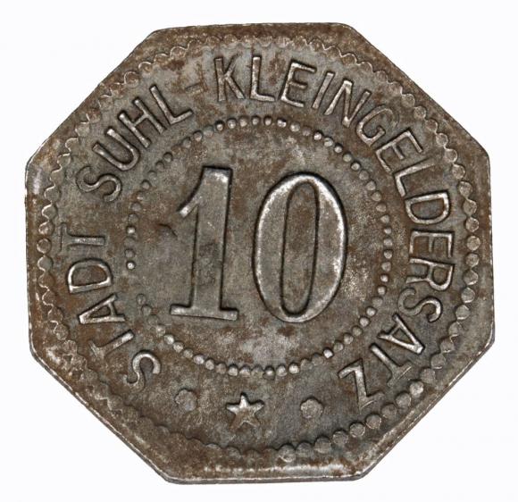10 fenigów Suhl Turyngia (1)