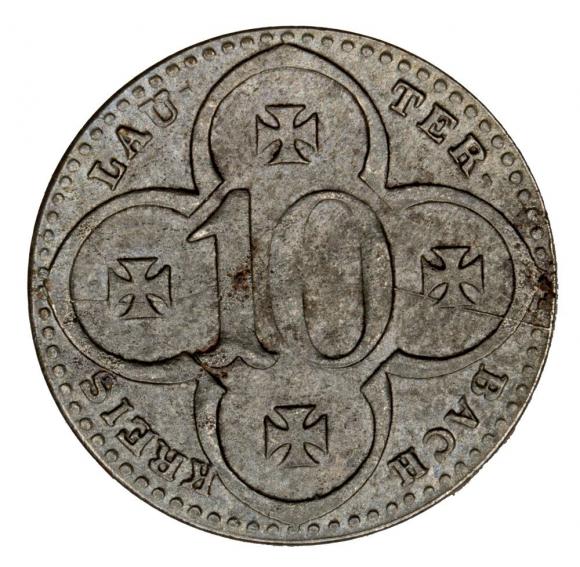 10 fenigów Lauterbach Hesja (1)