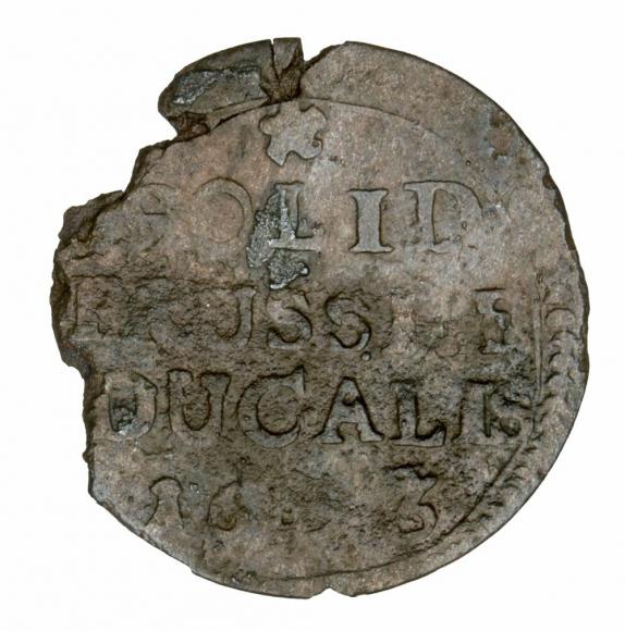Szeląg 1693 Fryderyk I Pruski Prusy Królewiec (2)