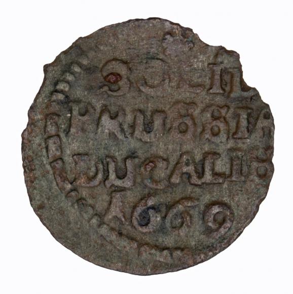 Szeląg 1669 Fryderyk Wilhelm I Prusy (1)