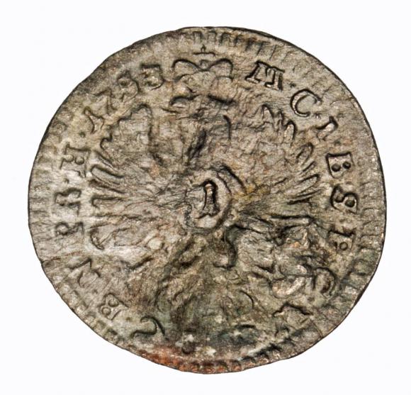 1 krajcar 1753 Fryderyk II Wielki Niemcy Bayeruth (2)