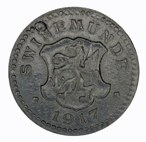 10 fenigów 1917 Świnoujście Swinemunde (1)