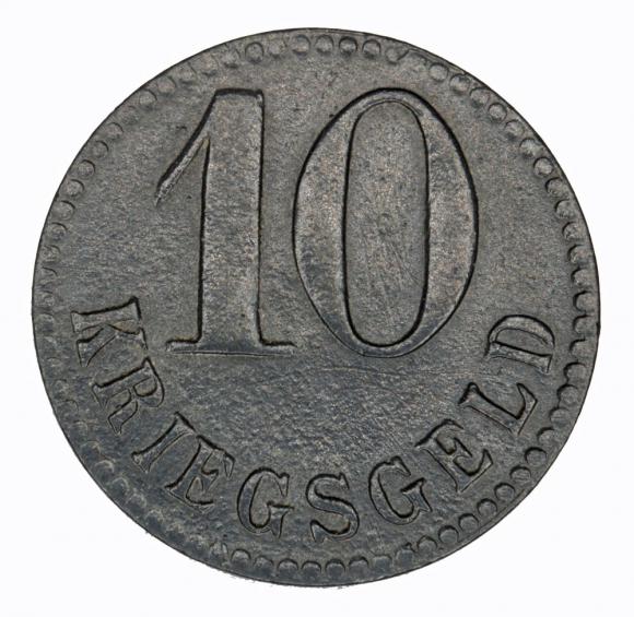 10 fenigów 1917 Świnoujście Swinemunde (2)