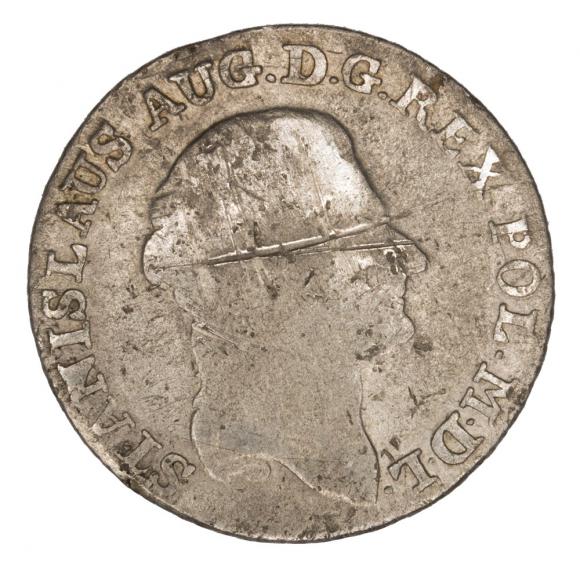 Złotówka koronna 1793 Stanisław August Poniatowski Warszawa (1)