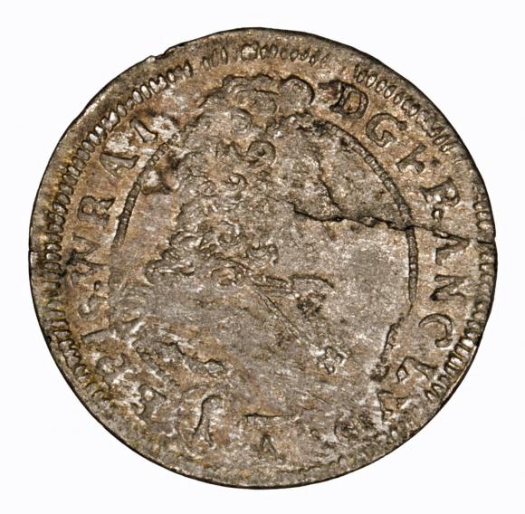 1 krajcar 1700 Franciszek Ludwik von Pfalz Księstwo Nyskie Biskupów Wrocławskich Nysa (1)