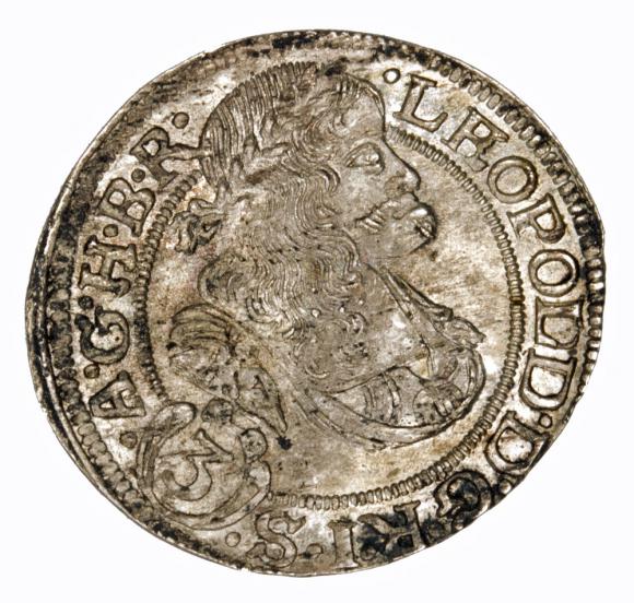 3 krajcary 1670 Leopold I Habsburg Wrocław (1)