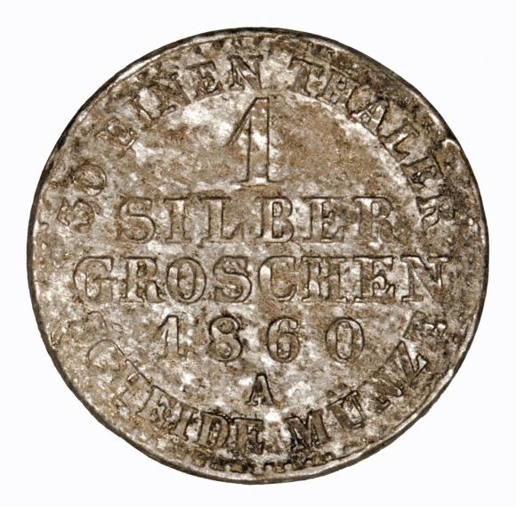 1 grosz srebrny 1860 Fryderyk Wilhelm IV Niemcy Prusy Berlin (2)