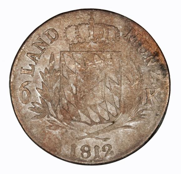6 krajcarów 1812 Maksymilian I Józef Niemcy Prusy Bawaria (2)