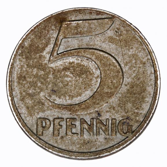 5 fenigów 1919 Mannheim Badenia (2)
