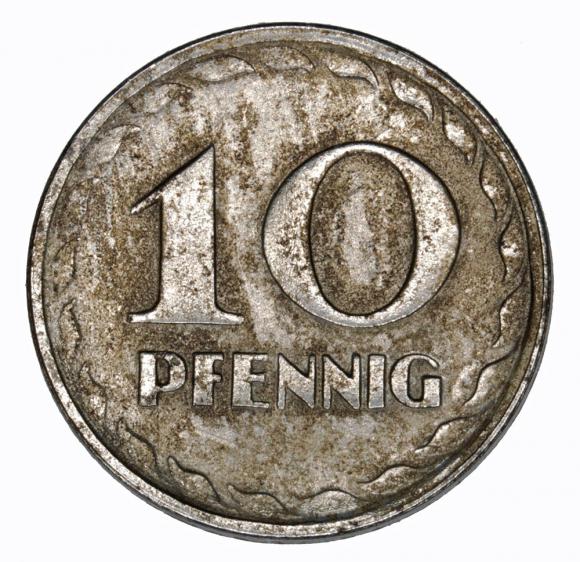 10 fenigów 1919 Mannheim Badenia (2)