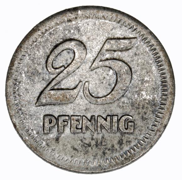 25 fenigów 1919 Mannheim Badenia (2)