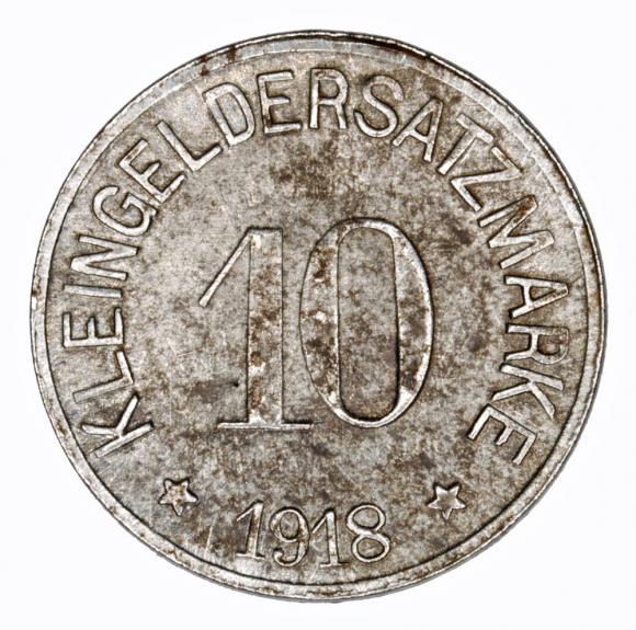 10 fenigów 1918 Naila Bawaria (2)