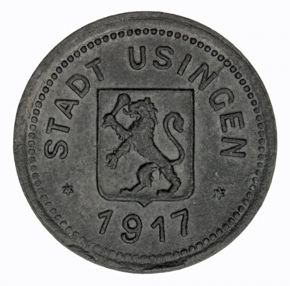 10 fenigów 1917 Usingen Hesja (1)